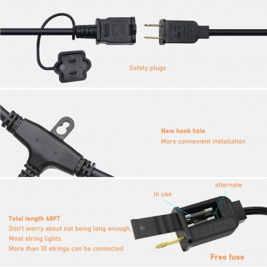 LED户外灯 - HCP090 S14合规圆线高压灯串